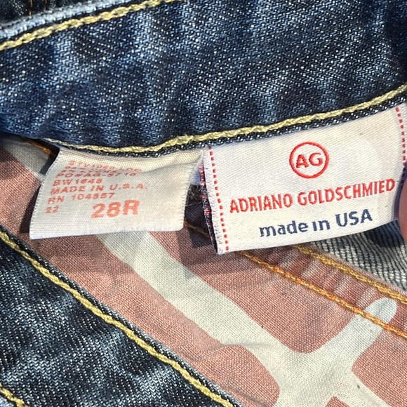 AG Adriano Goldschmied Low Rise Flare Jeans Size 28 - Picture 7 of 8